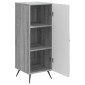 vidaXL Πλαϊνό γραφείο Γκρι Sonoma 33 x 34,5 x 90 εκ Επεξεργασμένο Ξύλο