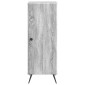 vidaXL Πλαϊνό γραφείο Γκρι Sonoma 33 x 34,5 x 90 εκ Επεξεργασμένο Ξύλο
