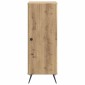 vidaXL Πλαϊνό γραφείο Artisan Δρυς 33 x 34,5 x 90 εκ