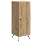 vidaXL Πλαϊνό γραφείο Artisan Δρυς 33 x 34,5 x 90 εκ