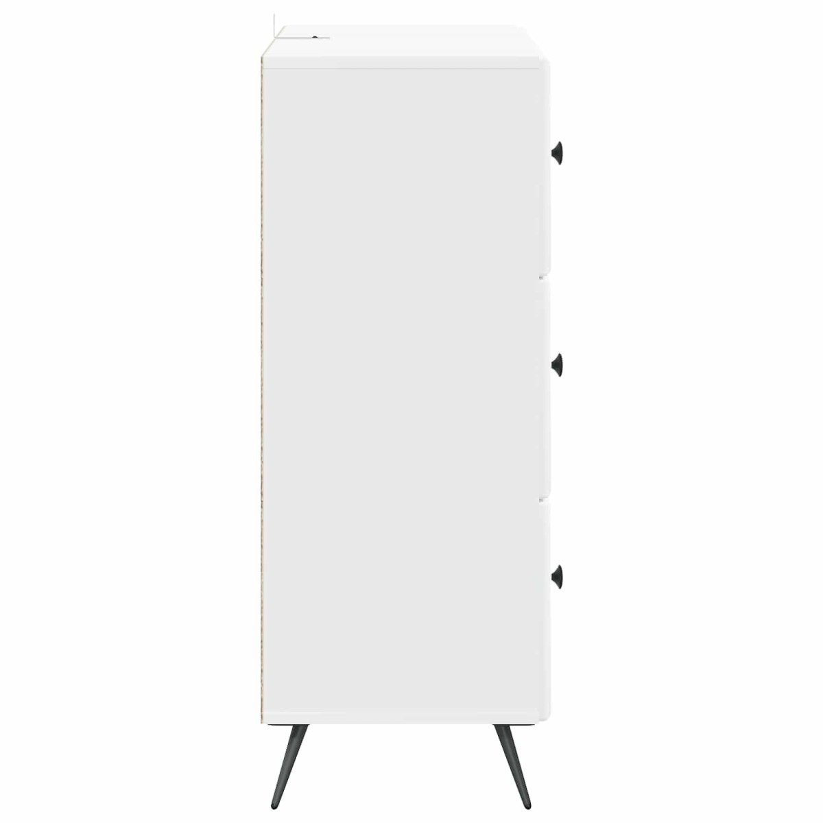vidaXL Ντουλάπι με Συρτάρια Λευκό 66 x 34,5 x 90 εκ Επεξεργασμένο Ξύλο