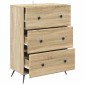 vidaXL Ντουλάπι με Συρτάρια Sonoma Δρυς 66 x 34,5 x 90 εκ