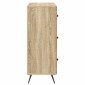 vidaXL Ντουλάπι με Συρτάρια Sonoma Δρυς 66 x 34,5 x 90 εκ