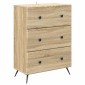 vidaXL Ντουλάπι με Συρτάρια Sonoma Δρυς 66 x 34,5 x 90 εκ