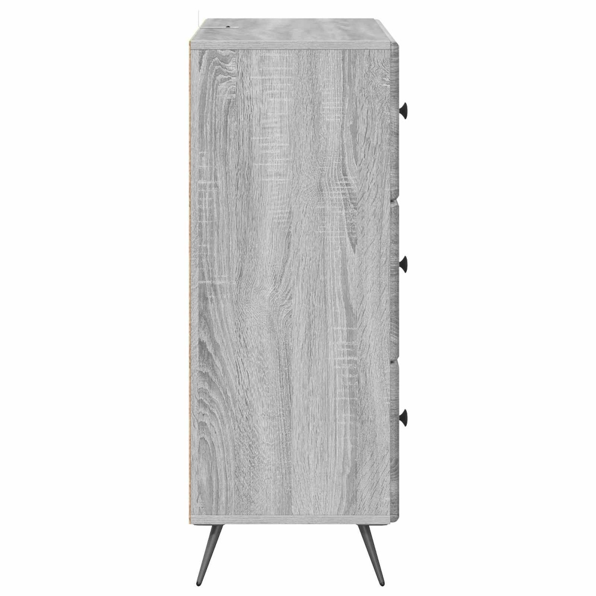 vidaXL Ντουλάπι με Συρτάρια Γκρι Sonoma 66 x 34,5 x 90 εκ