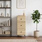 vidaXL Ντουλάπι με Συρτάρια Sonoma Δρυς 33 x 34,5 x 90 εκ