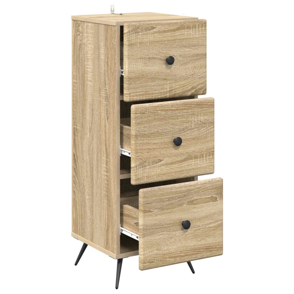 vidaXL Ντουλάπι με Συρτάρια Sonoma Δρυς 33 x 34,5 x 90 εκ