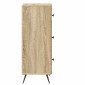 vidaXL Ντουλάπι με Συρτάρια Sonoma Δρυς 33 x 34,5 x 90 εκ