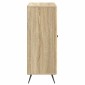 vidaXL Πλαϊνό γραφείο Sonoma Δρυς 66 x 34,5 x 90 εκ Επεξεργασμένο Ξύλο