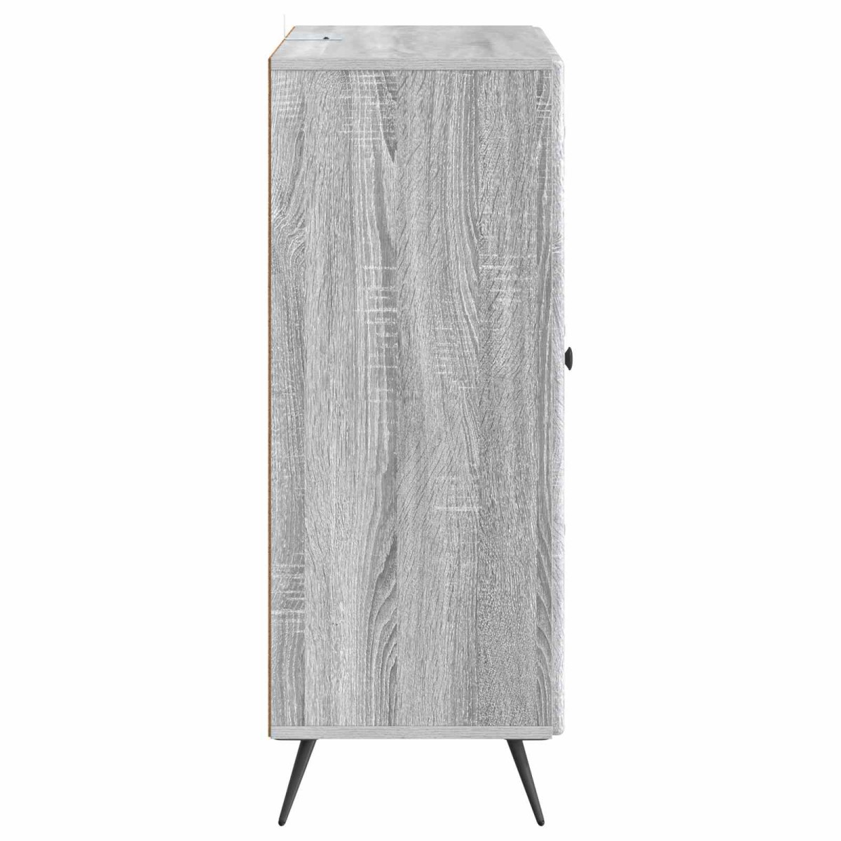 vidaXL Πλαϊνό γραφείο Γκρι Sonoma 66 x 34,5 x 90 εκ Επεξεργασμένο Ξύλο