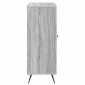 vidaXL Πλαϊνό γραφείο Γκρι Sonoma 66 x 34,5 x 90 εκ Επεξεργασμένο Ξύλο