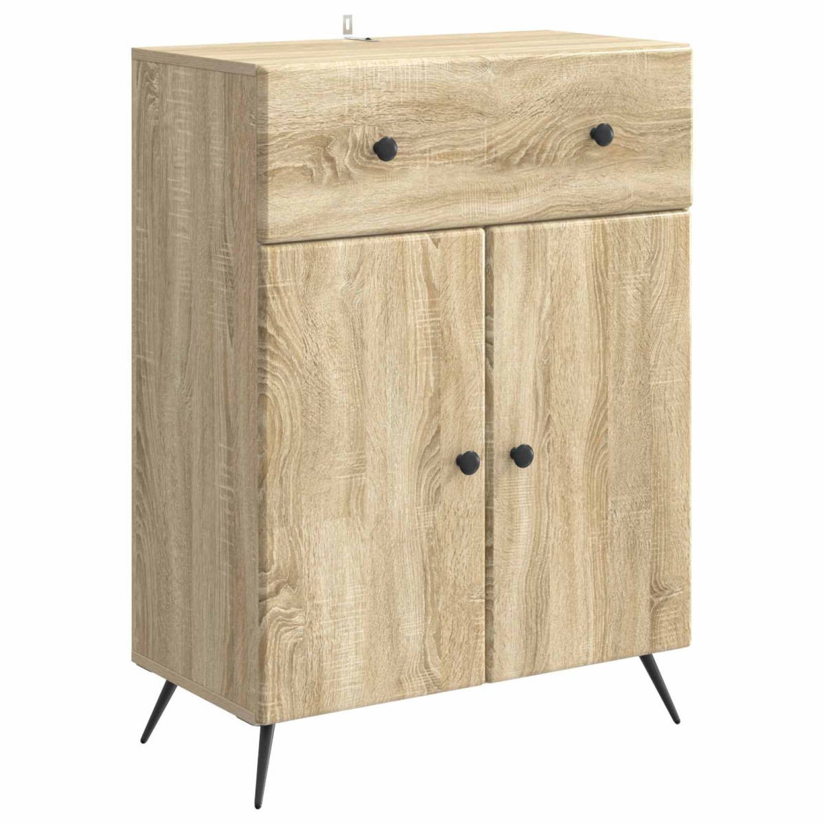 vidaXL Πλαϊνό γραφείο Sonoma Δρυς 66 x 34,5 x 90 εκ Επεξεργασμένο Ξύλο