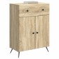 vidaXL Πλαϊνό γραφείο Sonoma Δρυς 66 x 34,5 x 90 εκ Επεξεργασμένο Ξύλο