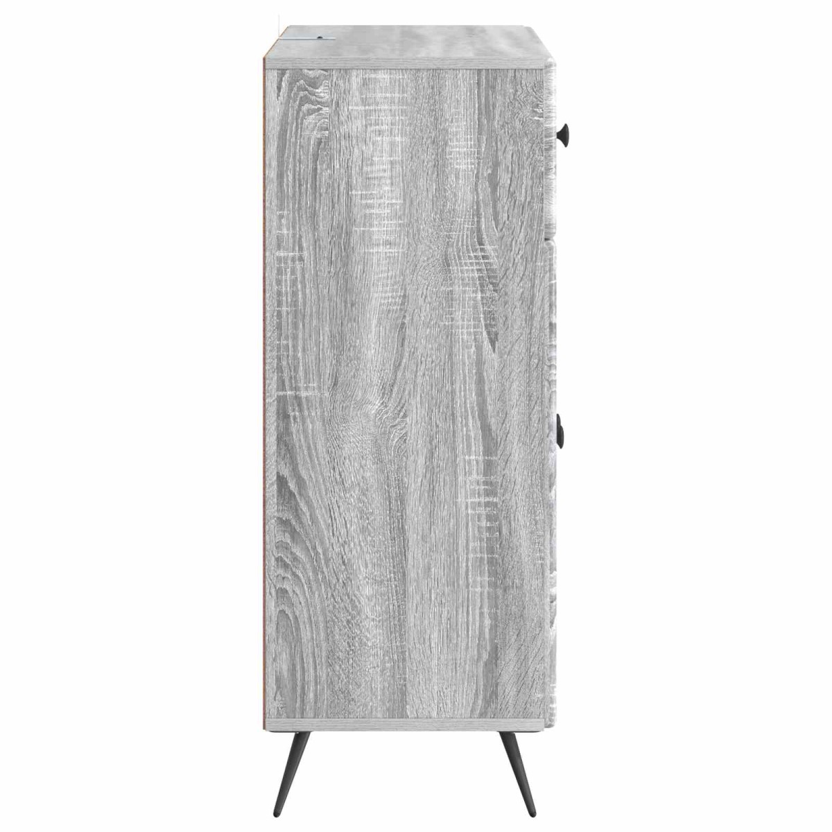 vidaXL Πλαϊνό γραφείο Γκρι Sonoma 66 x 34,5 x 90 εκ Επεξεργασμένο Ξύλο