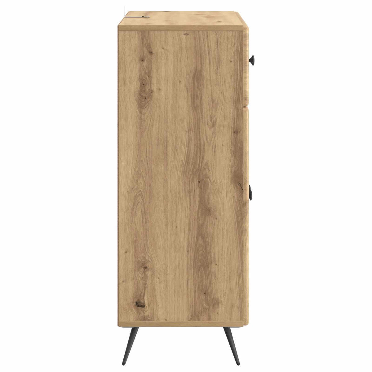 vidaXL Πλαϊνό γραφείο Artisan Δρυς 66 x 34,5 x 90 εκ