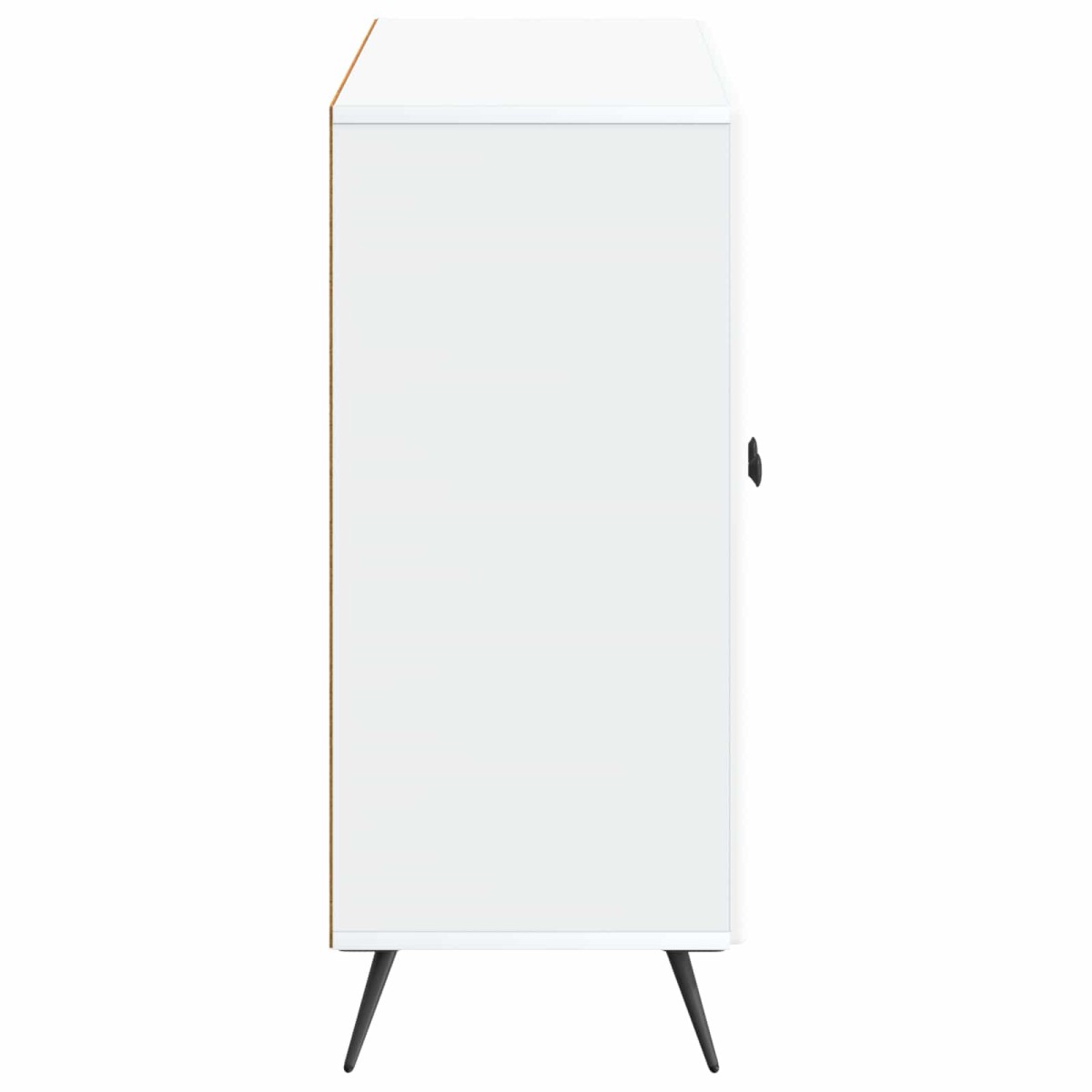 vidaXL Πλαϊνό γραφείο Λευκό 89 x 34,5 x 80 εκ Επεξεργασμένο Ξύλο
