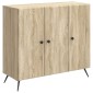 vidaXL Πλαϊνό γραφείο Sonoma Δρυς 89 x 34,5 x 80 εκ Επεξεργασμένο Ξύλο