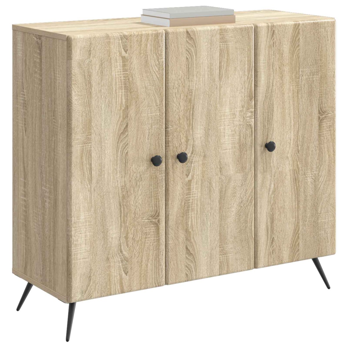 vidaXL Πλαϊνό γραφείο Sonoma Δρυς 89 x 34,5 x 80 εκ Επεξεργασμένο Ξύλο