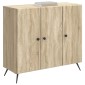 vidaXL Πλαϊνό γραφείο Sonoma Δρυς 89 x 34,5 x 80 εκ Επεξεργασμένο Ξύλο