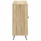 vidaXL Πλαϊνό γραφείο Sonoma Δρυς 89 x 34,5 x 80 εκ Επεξεργασμένο Ξύλο