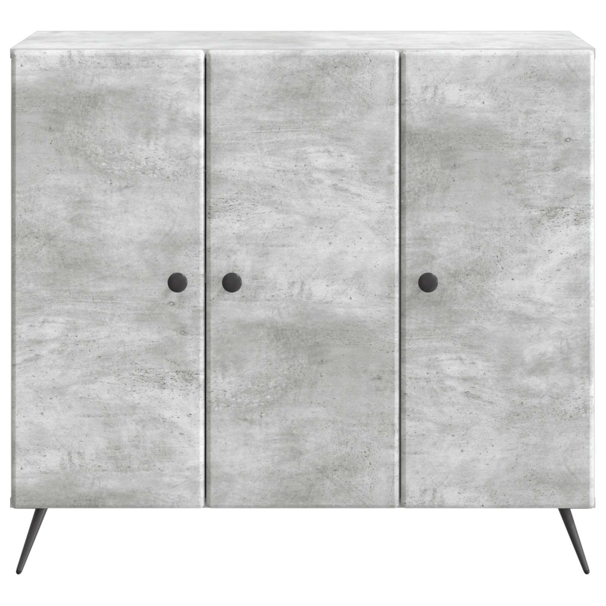 vidaXL Πλαϊνό γραφείο Γκρι Σκυροδέματος 89 x 34,5 x 80 εκ
