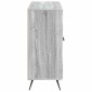 vidaXL Πλαϊνό γραφείο Γκρι Sonoma 89 x 34,5 x 80 εκ Επεξεργασμένο Ξύλο