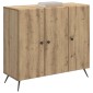 vidaXL Πλαϊνό γραφείο Artisan Δρυς 89 x 34,5 x 80 εκ