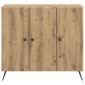 vidaXL Πλαϊνό γραφείο Artisan Δρυς 89 x 34,5 x 80 εκ
