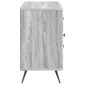 vidaXL Πλαϊνό γραφείο με συρτάρι Γκρι Sonoma 89 x 34,5 x 60 εκ.