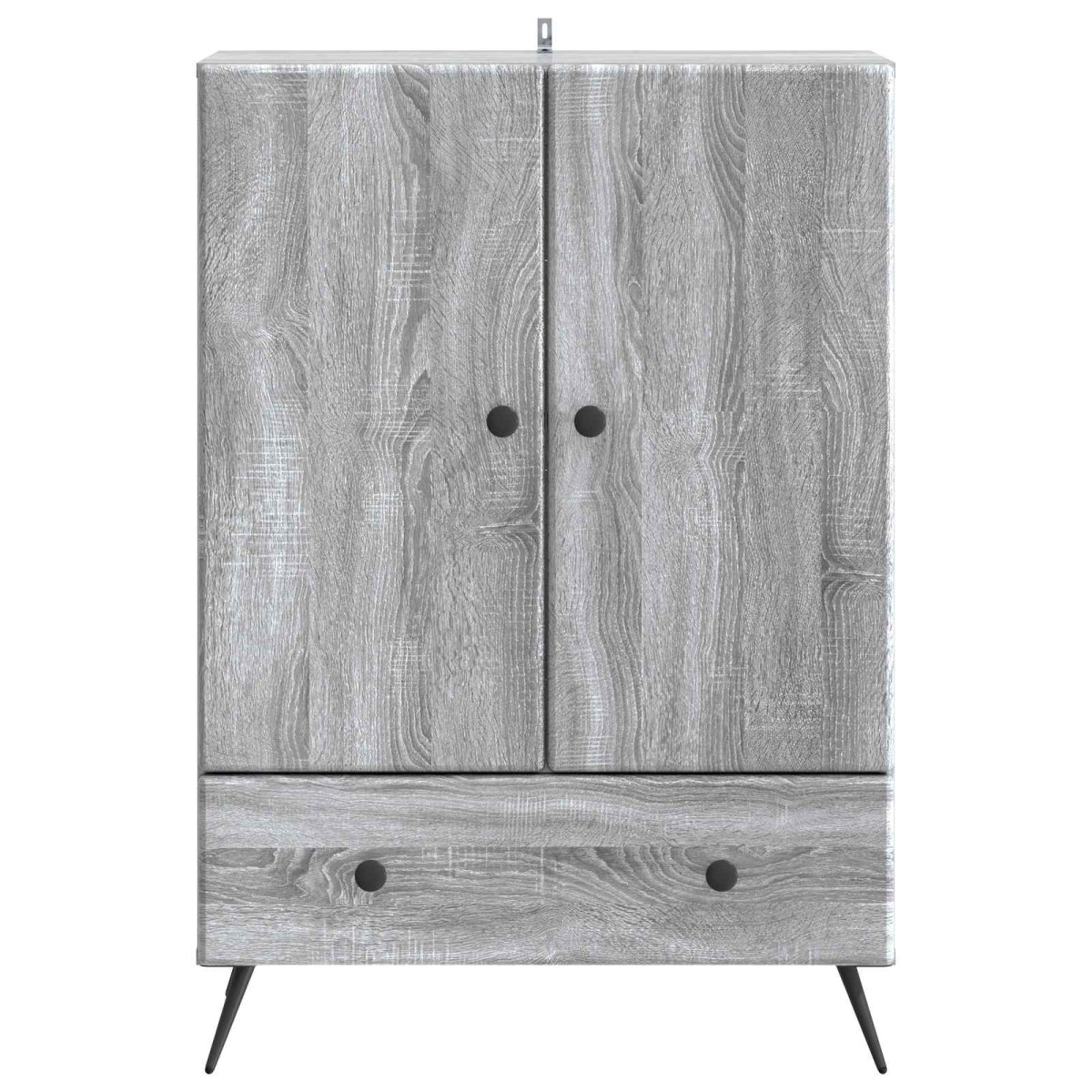 vidaXL Πλαϊνό γραφείο με συρτάρι Γκρι Sonoma 66 x 34,5 x 95 εκ.
