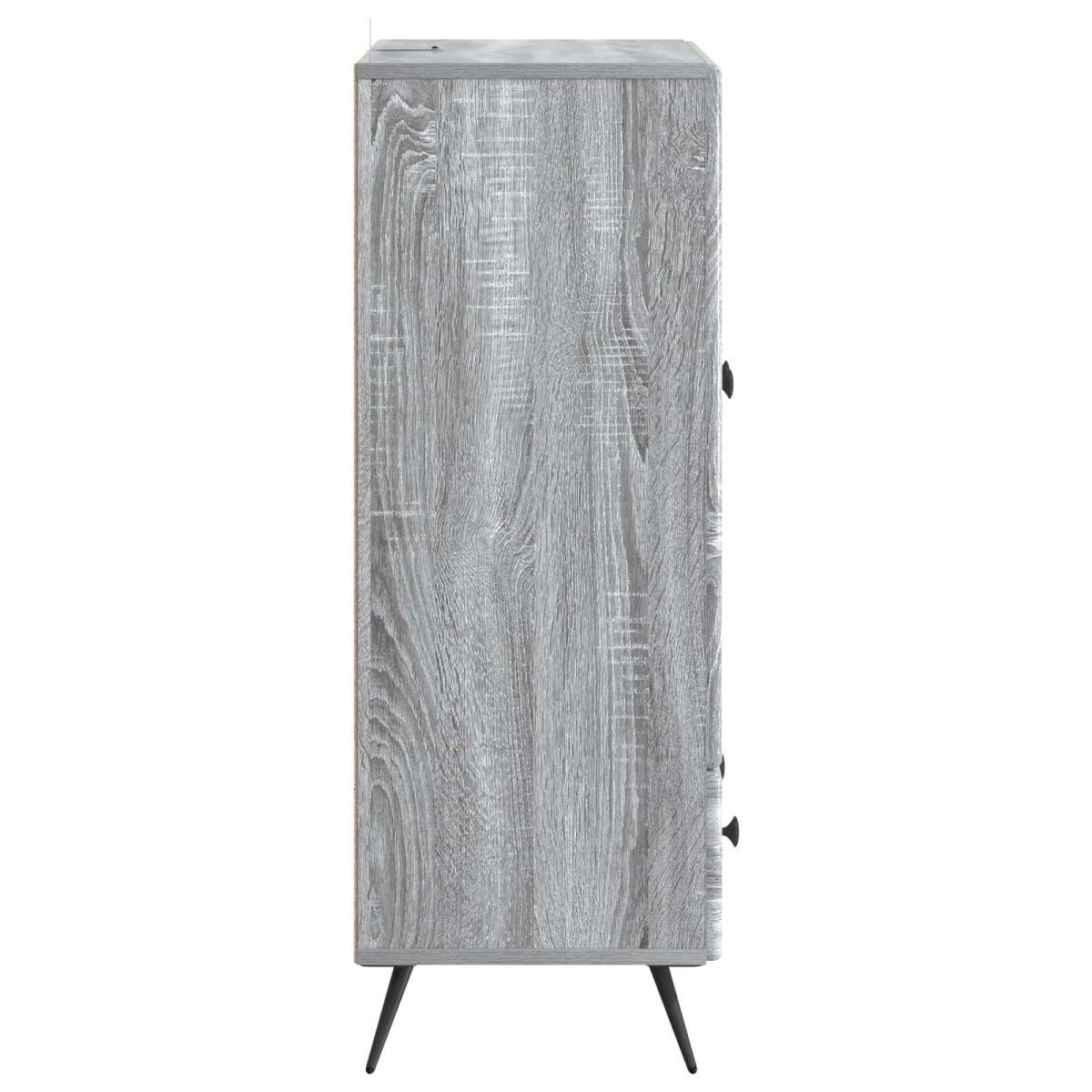 vidaXL Πλαϊνό γραφείο με συρτάρι Γκρι Sonoma 66 x 34,5 x 95 εκ.