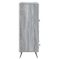 vidaXL Πλαϊνό γραφείο με συρτάρι Γκρι Sonoma 66 x 34,5 x 95 εκ.