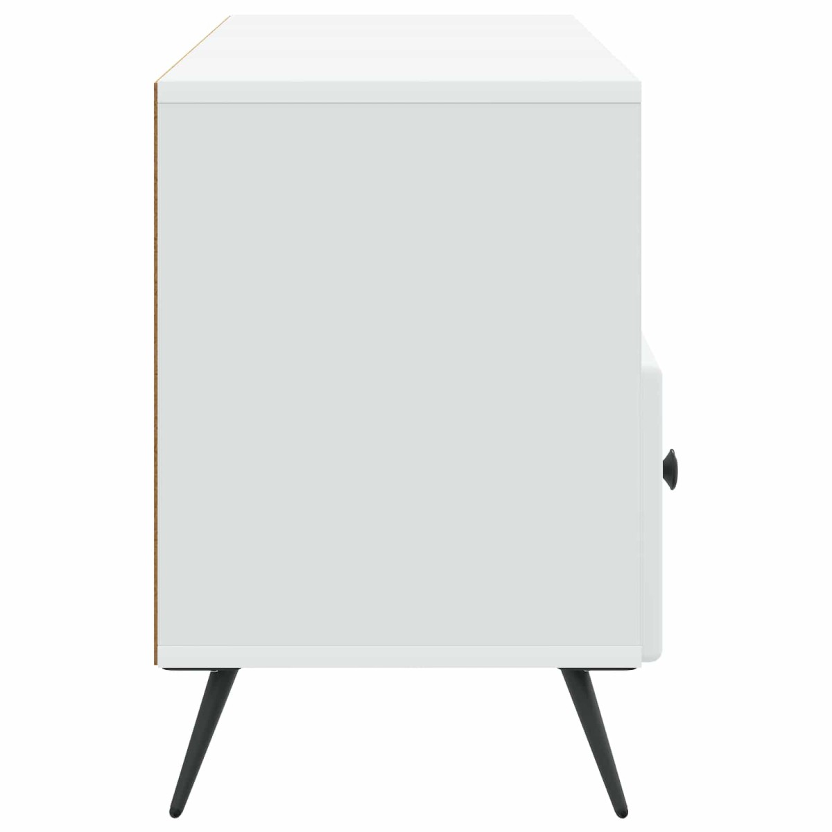 vidaXL Ντουλάπι TV Λευκό 102 x 34,5 x 50 εκ. Επεξεργασμένο Ξύλο