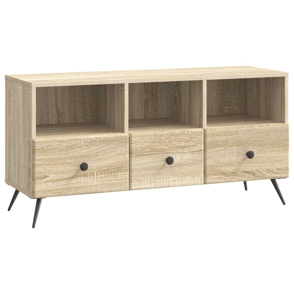 vidaXL Ντουλάπι TV Sonoma Δρυς 102 x 34,5 x 50 εκ. Επεξεργασμένο Ξύλο