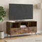 vidaXL Ντουλάπι TV Καπνισμένο Ξύλο Δρυός 102 x 34,5 x 50 εκ.
