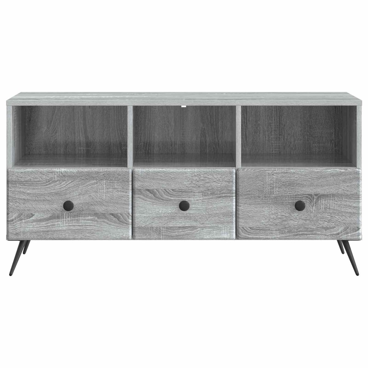 vidaXL Ντουλάπι TV Γκρι Sonoma 102 x 34,5 x 50 εκ. Επεξεργασμένο Ξύλο