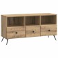 vidaXL Ντουλάπι TV 102 x 34,5 x 50 εκ. Artisan Δρυς Επεξεργασμένο Ξύλο