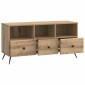 vidaXL Ντουλάπι TV 102 x 34,5 x 50 εκ. Artisan Δρυς Επεξεργασμένο Ξύλο