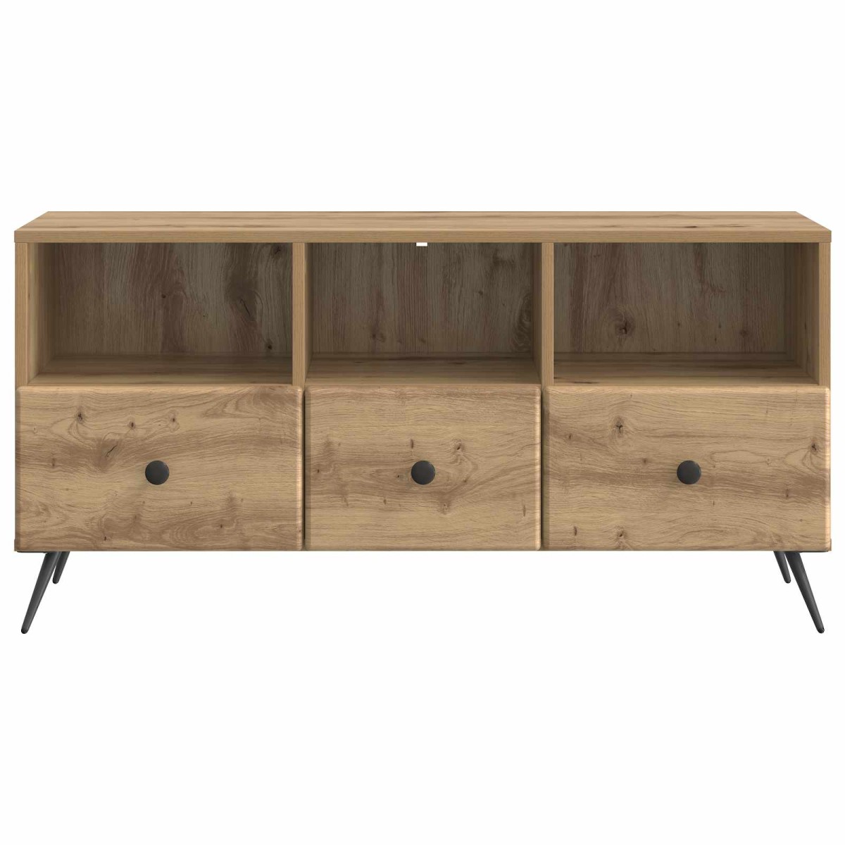 vidaXL Ντουλάπι TV 102 x 34,5 x 50 εκ. Artisan Δρυς Επεξεργασμένο Ξύλο