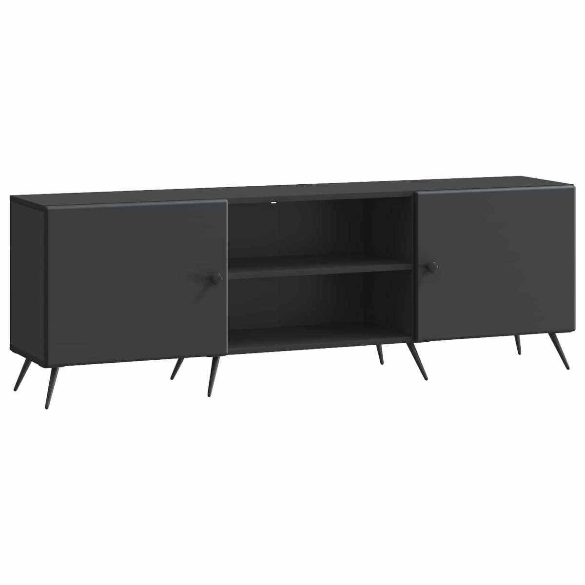 vidaXL Ντουλάπι TV Μαύρο 150 x 31 x 50 εκ. Επεξεργασμένο Ξύλο