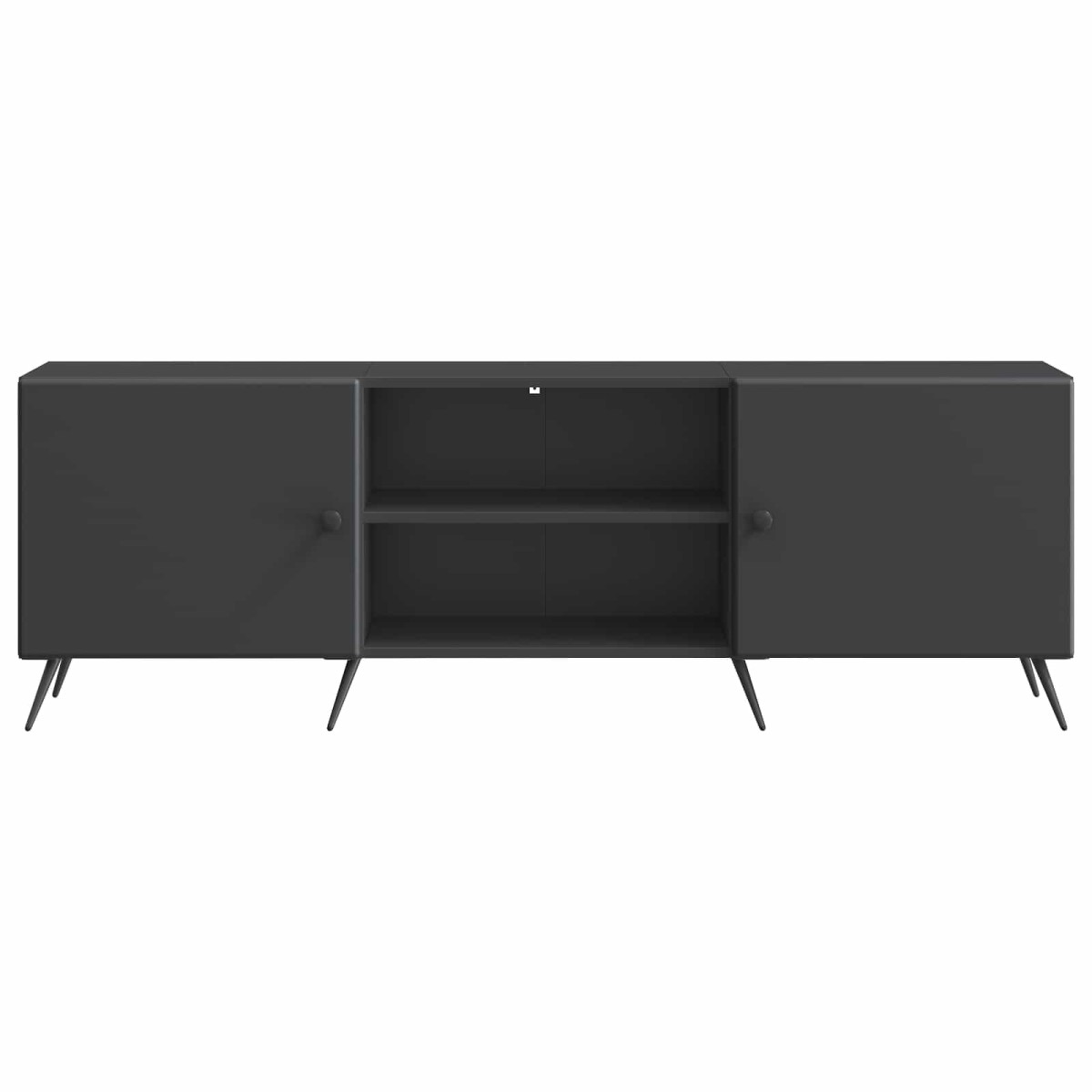 vidaXL Ντουλάπι TV Μαύρο 150 x 31 x 50 εκ. Επεξεργασμένο Ξύλο