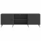 vidaXL Ντουλάπι TV Μαύρο 150 x 31 x 50 εκ. Επεξεργασμένο Ξύλο