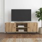 vidaXL Ντουλάπι TV 150 x 31 x 50 εκ. Artisan Δρυς Επεξεργασμένο Ξύλο