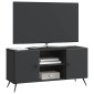 vidaXL Ντουλάπι TV Μαύρο 102 x 34,5 x 50 εκ. Επεξεργασμένο Ξύλο