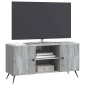 vidaXL Ντουλάπι TV Γκρι Sonoma 102 x 34,5 x 50 εκ. Επεξεργασμένο Ξύλο