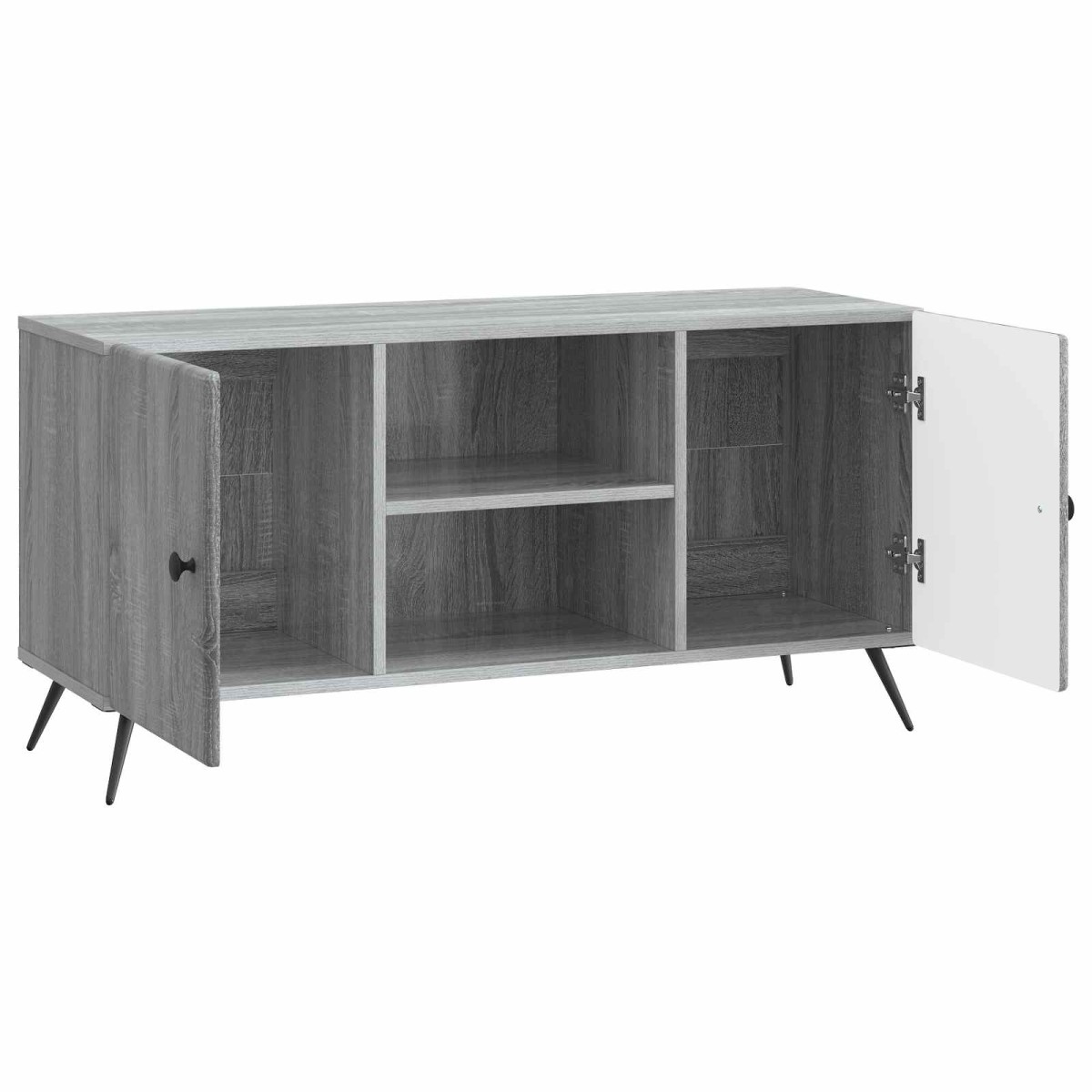 vidaXL Ντουλάπι TV Γκρι Sonoma 102 x 34,5 x 50 εκ. Επεξεργασμένο Ξύλο