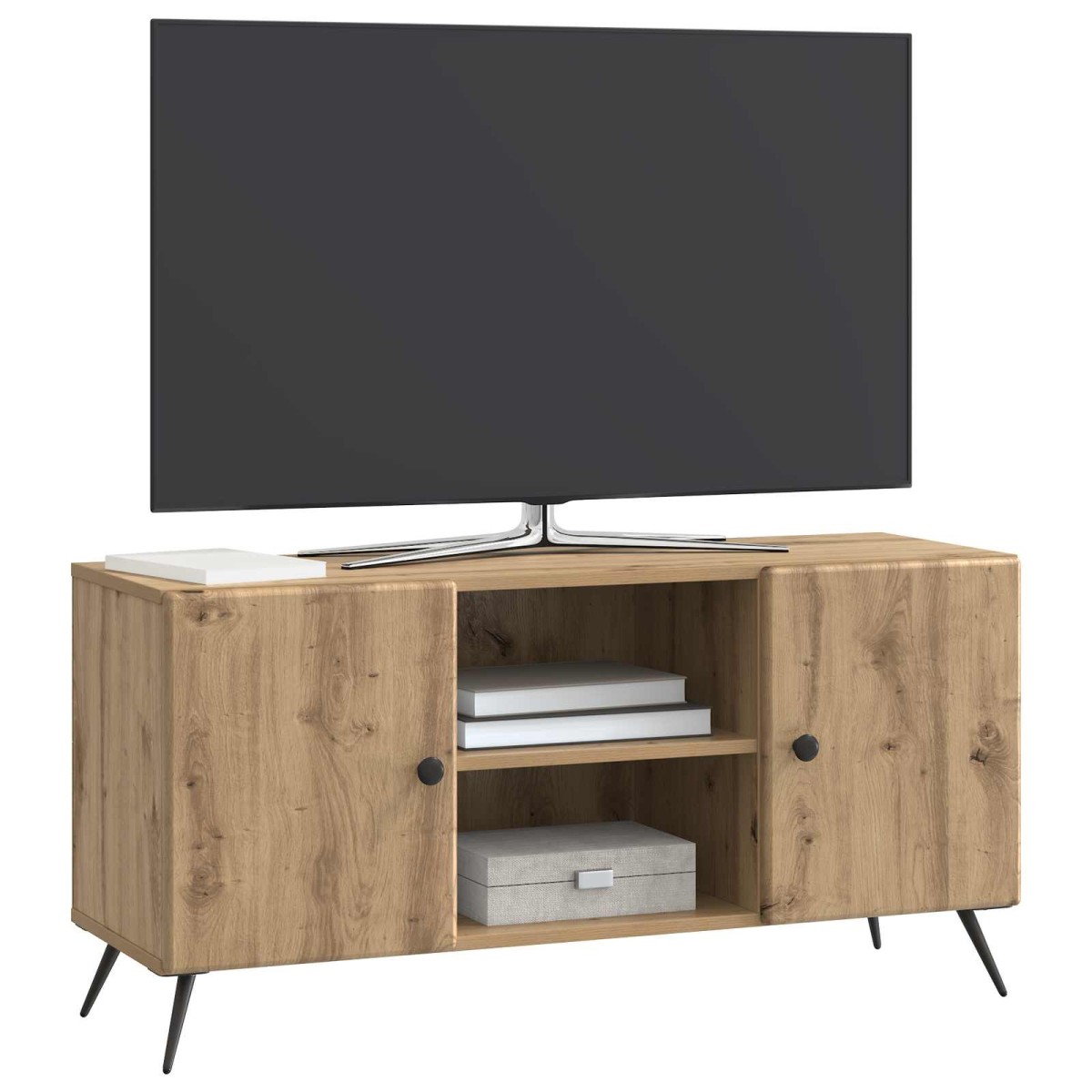 vidaXL Ντουλάπι TV 102 x 34,5 x 50 εκ. Artisan Δρυς Επεξεργασμένο Ξύλο
