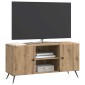 vidaXL Ντουλάπι TV 102 x 34,5 x 50 εκ. Artisan Δρυς Επεξεργασμένο Ξύλο