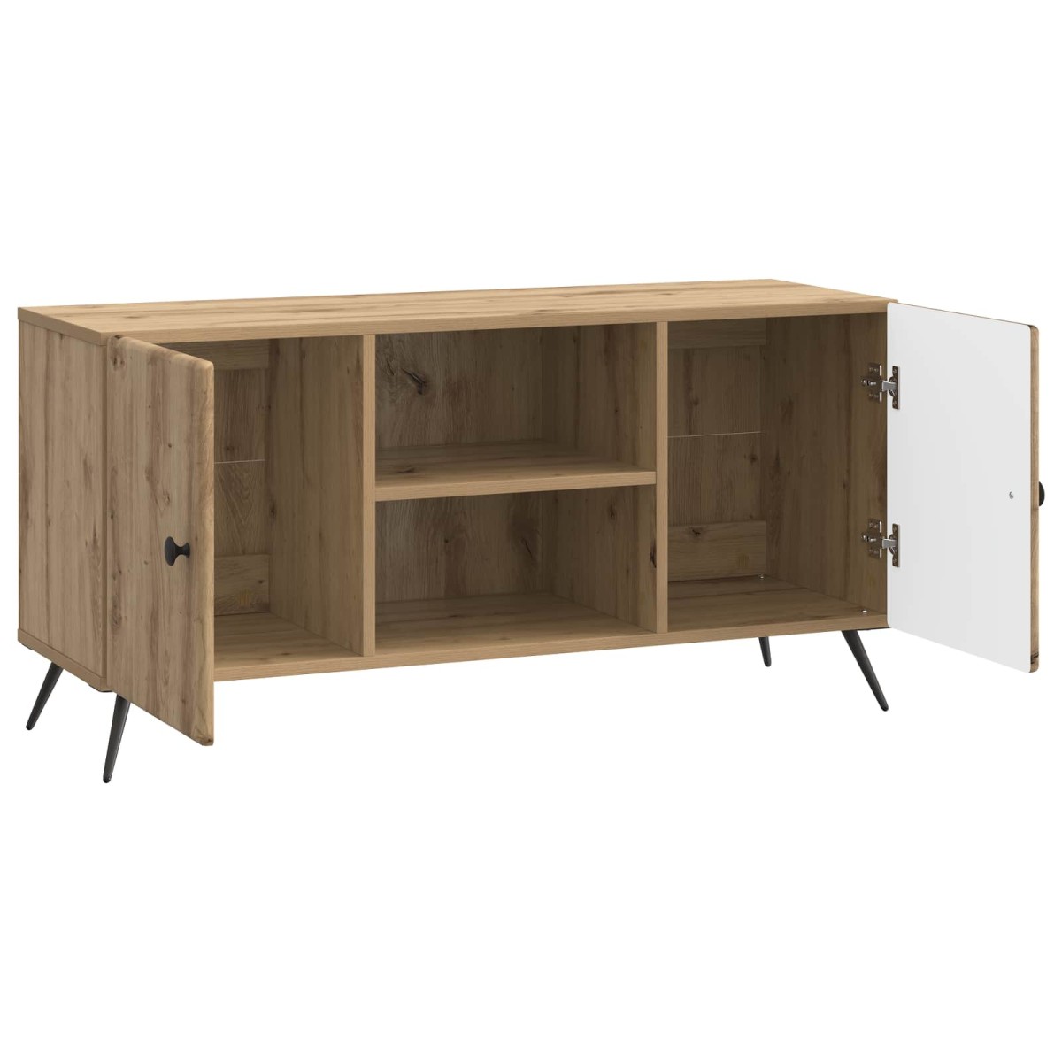 vidaXL Ντουλάπι TV 102 x 34,5 x 50 εκ. Artisan Δρυς Επεξεργασμένο Ξύλο