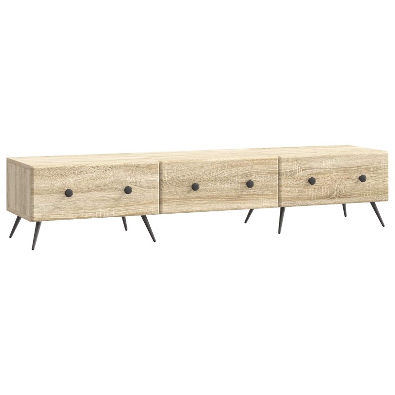 vidaXL Ντουλάπι TV Sonoma Δρυς 147 x 34,5 x 30 εκ Επεξεργασμένο Ξύλο